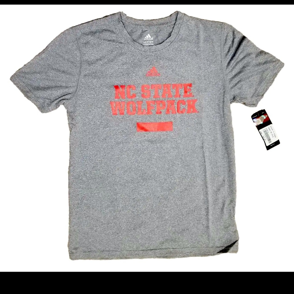 Adidas NC State Wolfpack adidas Boys Performance T-Shirt Youth Medium 10/12